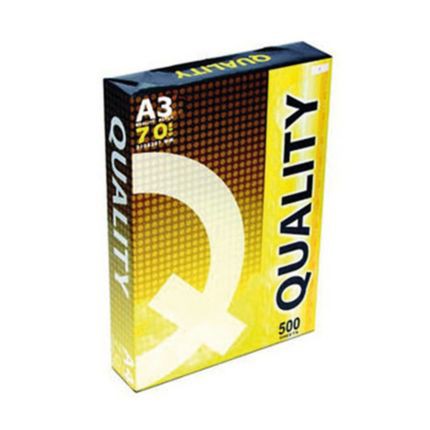 กระดาษถ่ายเอกสาร-a3-70แกรม-quality-yellow-รีม