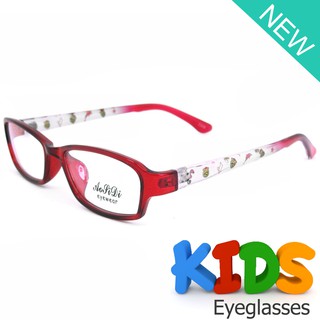 แว่นตาเกาหลีเด็ก Fashion Korea Children แว่นตาเด็ก รุ่น AORPIDI 1601 C-8 สีแดง