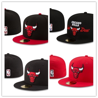 หมวกแก๊ป ปักลาย NBA Chicago Bulls 59FIFTY คุณภาพสูง สําหรับผู้ชาย และผู้หญิง 2022 Topi 1