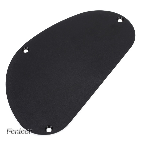 fenteer-black-smooth-duplex-electric-guitar-accessories-durable-cavity-cover-back-plate