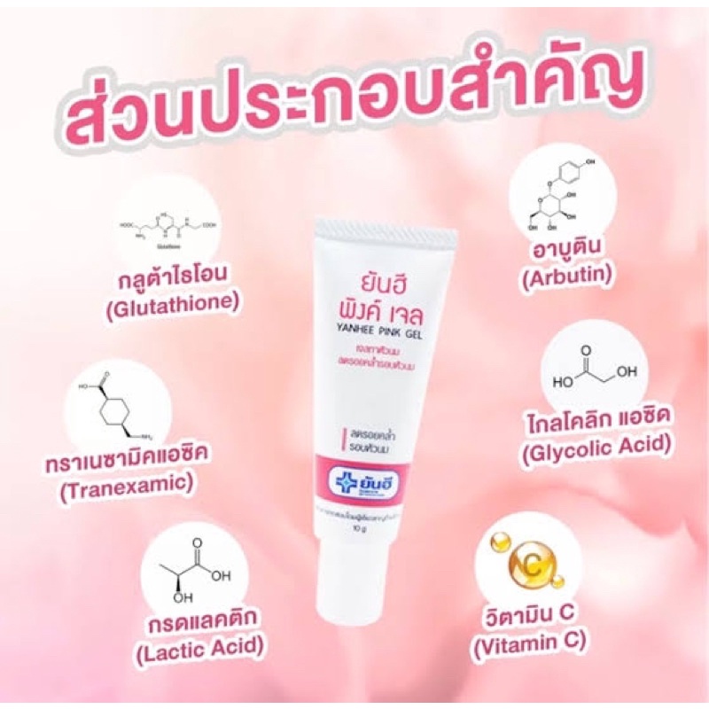 ภาพหน้าปกสินค้าYanhee Pink Gel 10g. จากร้าน icyblue.shop บน Shopee