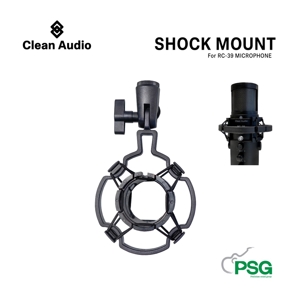 Clean Audio SHOCK MOUNT For RC-39 MICROPHONE ( สำหรับใส่ไมค์ ) | Shopee ...