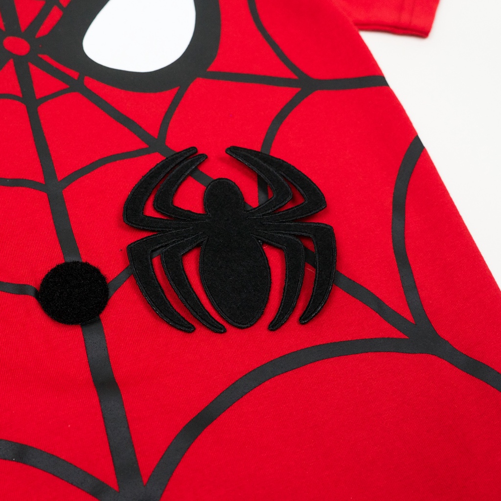 marvel-boy-spider-man-t-shirt-เสื้อยืดเด็ก-สไปเดอร์แมน-แถมปลอกแขน-สินค้าลิขสิทธ์แท้100-characters-studio
