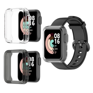 Soft TPU Clear Casing Shell เคสป้องกันสำหรับ Xiaomi Mi Watch Lite Redmi นาฬิกาสมาร์ท