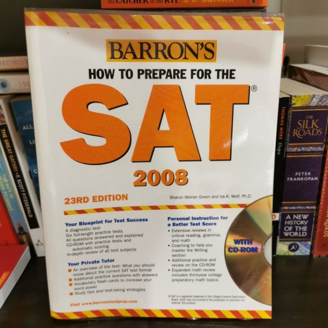 BARRON'S SAT 2008 23rd edition | Shopee Thailand