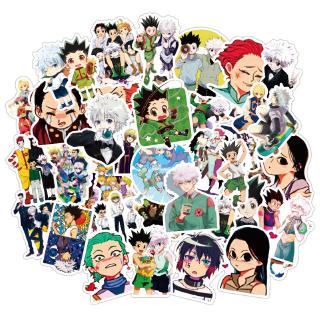 สติ๊กเกอร์กันน้ําลายการ์ตูนญี่ปุ่น Hunterxhunter 50 ชิ้น