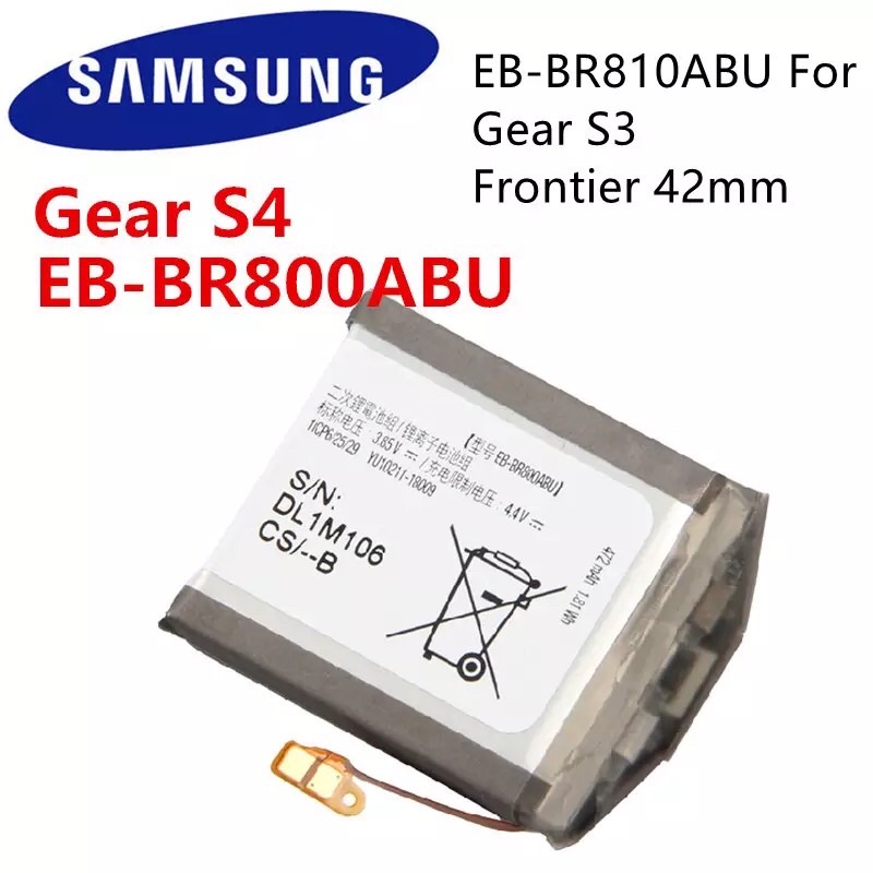 สำหรับ Samsung เกียร์ S4 S4 SM-R800 SM-R805 SM-R810 46มม.แบตเตอรี่ Eb ...