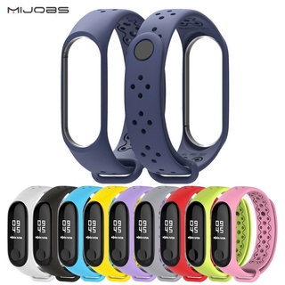 สินค้า Mi Band 3 4 สายรัดข้อมือซิลิโคนสายรัดข้อมือสำหรับ Xiomi Mi Band สร้อยข้อมือสมาร์ทนาฬิกากีฬา Miband สาย Mi Band3 นาฬิกาเด็ก Xiaomi Mi Band Mi นาฬิกาออกกำลังกาย