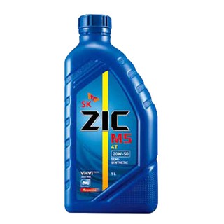 สินค้า น้ำมันเครื่อง Zic M5 20W50 Semi - Synthetic ขนาด 1 ลิตร