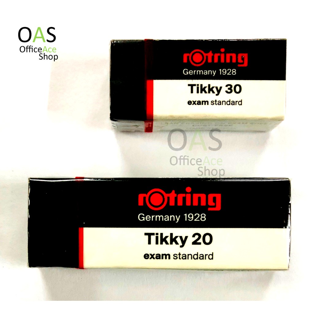 ROTRING TIKKY Exam Standard Dark Eraser ยางลบดำ มาตรฐานข้อสอบ Shopee