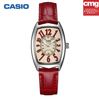 นาฬิกา Casio นาฬิกาสายหนังย้อนยุค LTP-1208E-9B2 กันน้ําธุรกิจและสันทนาการ