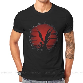 เสื้อยืดโอเวอร์ไซส์เสื้อยืดคอกลม พิมพ์ลาย Death Note Anime Ryuk สไตล์วินเทจ คุณภาพสูง สําหรับวัยรุ่นS-3XL