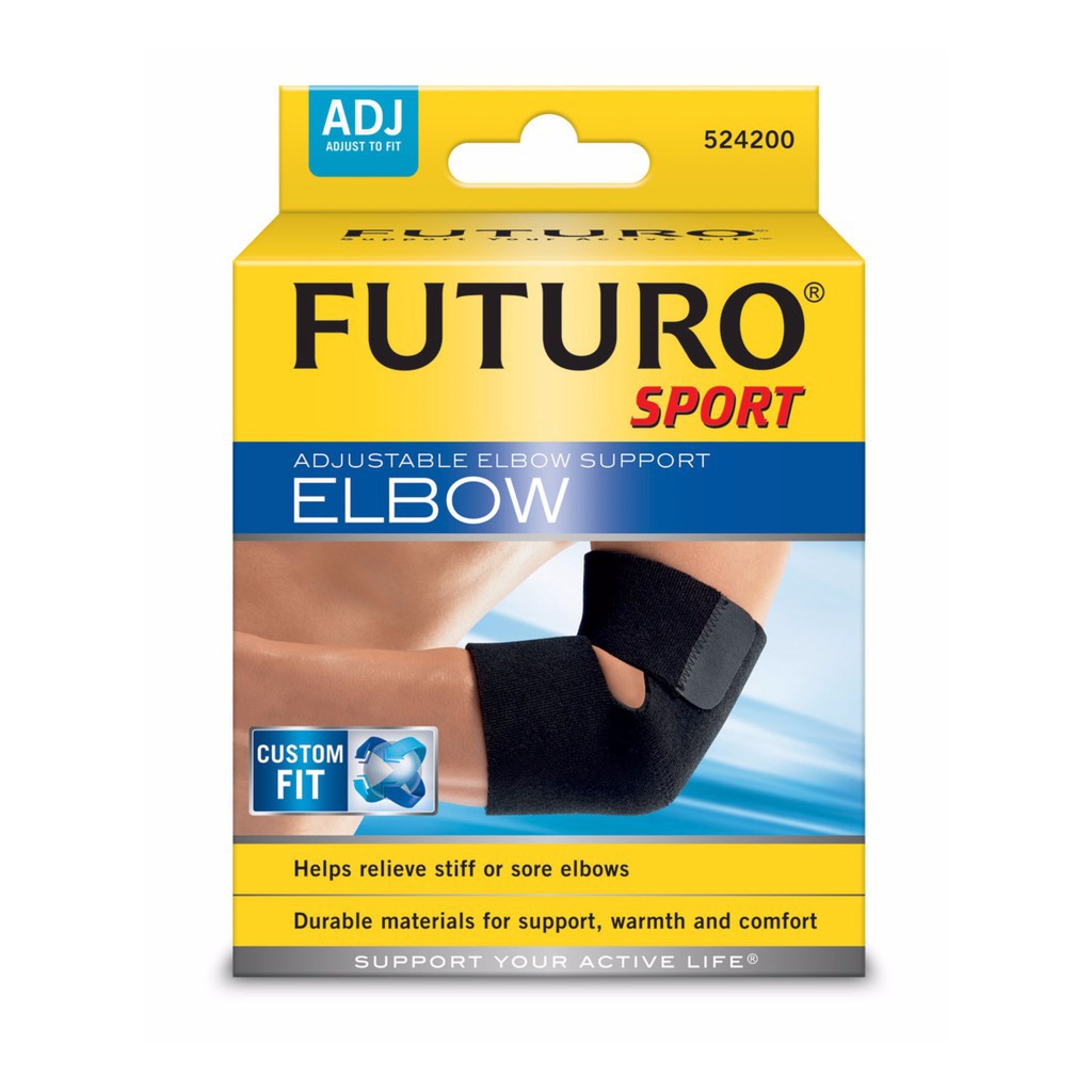 futuro-sport-adjustable-elbow-support-ฟูทูโร่-สปอร์ต-อุปกรณ์พยุงข้อศอก-รุ่นปรับกระชับได้