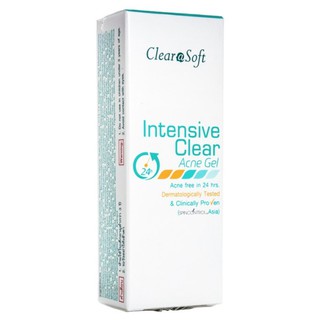 ClearaSoft Intensive Clear Acne Gel [15 g.] ช่วยทำให้สิวแห้ง