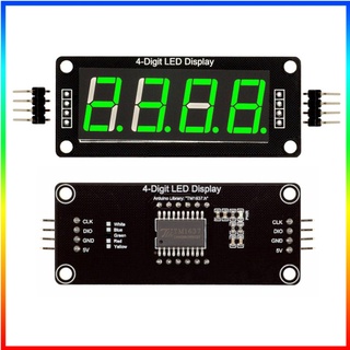 🔥ถูกสุด🔥【Cod】0 . 56   นิ้ว Tm 1637 4 Bite Digit 7 Segment Led โมดูลนาฬิกา 7 Segment 4 , Arduino