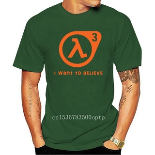 เสื้อยืดวินเทจขายดี เสื้อยืดแขนสั้น พิมพ์ลาย Half Life 3 I Want To Believe 100% XXX สําหรับผู้ชาย LEfijm73NMfgdb94S-5XL