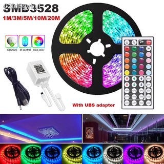 5M 10M 15M 20M Led Strip USB Interface LED Light Bar SMD3528 10 Meters RGB Color-changing Soft Light with 44-key Infrare