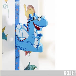 Bighot KOJI ที่วัดส่วนสูงแม่เหล็กไดโนเสาร์ติดผนัง 3D  (65-185 cm.) SK39003 สีฟ้า