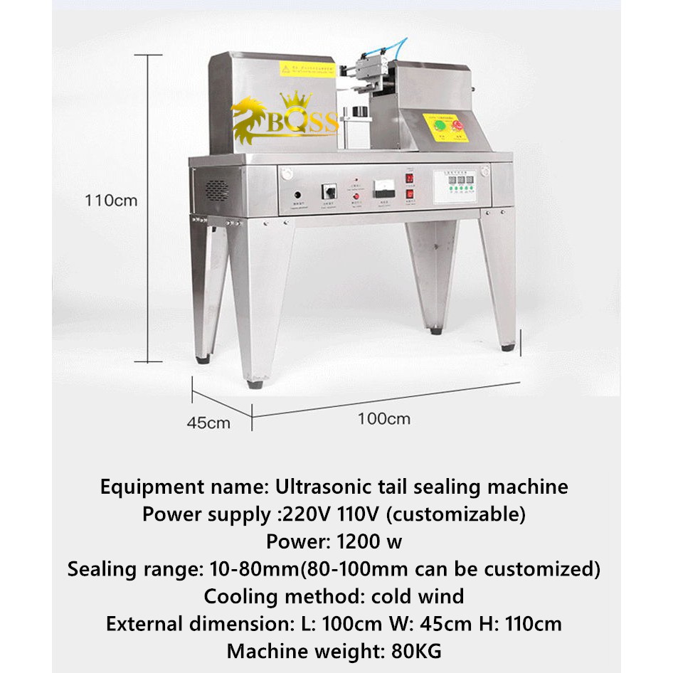 เครื่องปิดผนึกหางเครื่องปิดผนึกหลอดอัลตราโซนิก