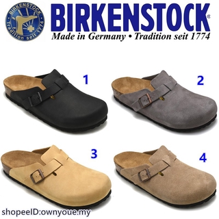 Birkenstock Men/Women Classic Cork Slippers Beach Casual shoes Boston series 35-46