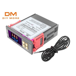 DIYMORE ดิจิตอล DST1020 AC110-230V ควบคุมอุณหภูมิแสดงผลแบบ Dual ควบคุมเทอร์โม