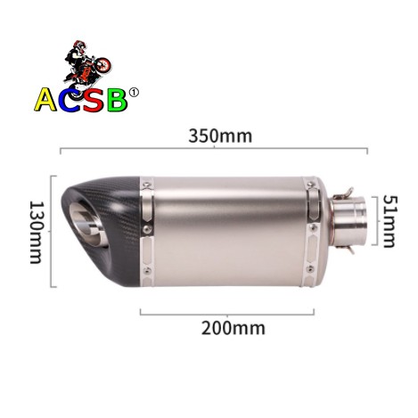 ปลายท่อ-akrapovic-ทรง-mt09-ขนาด-13-นิ้ว-15-นิ้ว-20-นิ้ว-คอสวม-2-นิ้ว