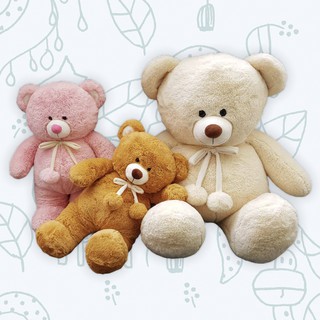 ตุ๊กตาหมีจีโอ ผ้าเเองโกล่า ไซส์ L  Bear (Gio Angola) Stuffed Animal