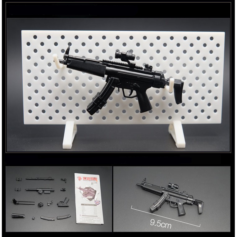 ภาพหน้าปกสินค้าโมเดลอาวุธปืน พร้อมฉากวางปืน 4D Model GUN ชุด1
