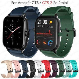 ภาพขนาดย่อของภาพหน้าปกสินค้าสายนาฬิกาซิลิโคน สำหรับ Huami Amazfit GTS/ GTS 4 3 2 2e 2 Mini /GTS 4 Mini 20 มม. จากร้าน scoodi.th บน Shopee