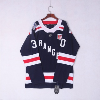 เสื้อกีฬาแขนยาว ลาย Nhl Jersey Hockey Jersey พลัสไซซ์ สไตล์ฮิปฮอป