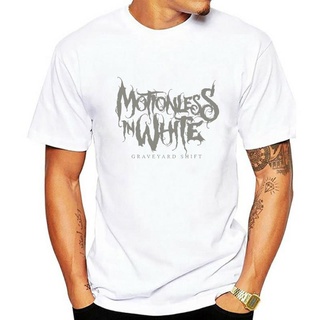 เสื้อยืดพิมพ์ลายแฟชั่น เสื้อยืด พิมพ์ลาย Motionless IN WHITE Graveyard สําหรับผู้ชาย และผู้หญิง
