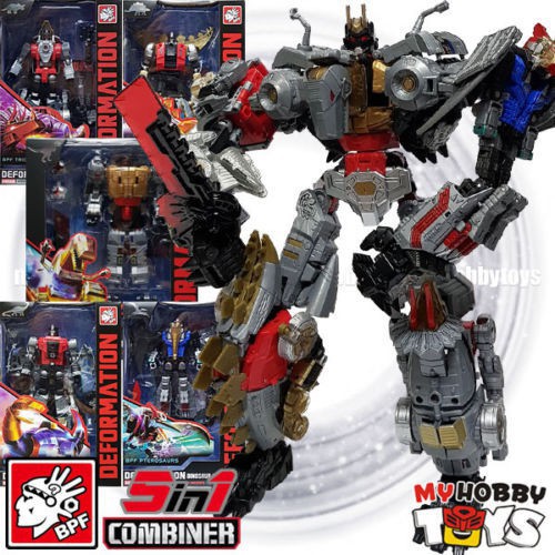 Transformers Volcanicus / Dinobot Combiner ( 5 in 1 ) Shopee Thailand