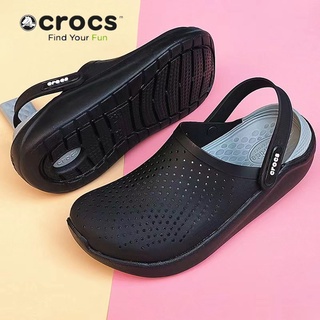 ของแท้ 100% CROCS รองเท้าลำลองผู้หญิง รองเท้าแตะ รองเท้าผู้ใหญ่ รองเท้าแตะราคาถูก