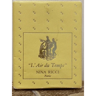 L’Air du Temps Nina Ricci pure parfum 7.5 ml. Rare, vintage. SEALED.