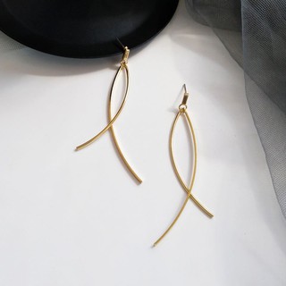 #พร้อมส่ง# S925ก้านเงิน sliver ต่างหูระย้า สไตล์ เรียบหรูเกาหลี เครื่องประดับ earring Jewelry สำหรับผู้หญิง