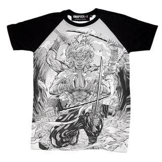 เสื้อยืด แขนสั้น แชปเตอร์วัน ยามิ ลาย อาชูร่า ผ้านิ่ม / Asura The ten hands god Yami Chapter One T-shirt