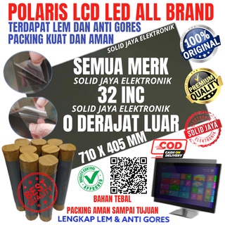 Polaris LCD 32INC โพลาไรเซอร์เคลือบแก้ว LED ด้านนอก 0 องศา 32INC 32 นิ้ว ประหยัดพลังงาน