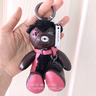 🌟พร้อมส่ง🌟COACH OUTLAW BEAR BAG CHARM พวงกุญแจน้องหมี