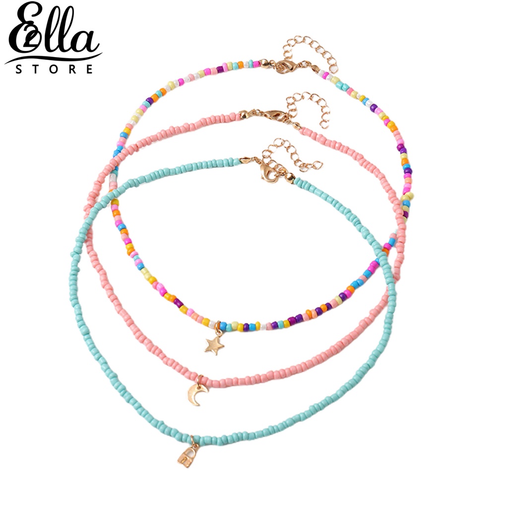 ellastore123-jewelry-beads-choker-boho-style-beads-choker-multi-use-for-daily-wear