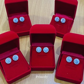 ภาพขนาดย่อของภาพหน้าปกสินค้าPrincely Swiss Diamond Earing Forever ต่างหูเพชร รุ่น Forever E0017 จากร้าน princely.co.th บน Shopee ภาพที่ 1