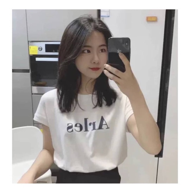 เสื้อยืดคอกลม-แขนล้ำ-สกรีน-arles-ผ้า-cotton