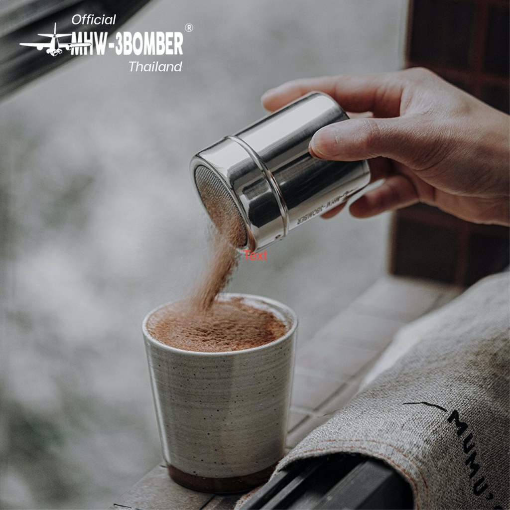 MHW-3BOMBER Sprinkle powder กระปุกโรยผงโกโก้ / กาแฟ ขนาด 150 ml ...