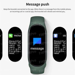 ภาพขนาดย่อของภาพหน้าปกสินค้าSmart Watch M7 นาฬิกาข้อมือสมาร์ทวอทช์ HD หน้าจอขนาดใหญ่ วัดอัตราการเต้นหัวใจ ความดันโลหิต ออกซิเจน IP67 กันน้ํา จากร้าน original.gadget บน Shopee