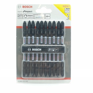 BOSCH ดอกไขควงกระแทก สีดำ  PH2-110 มม. (10 ดอก/แผง)