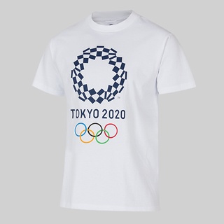 ภาพขนาดย่อของสินค้าTokyo Olympics 2021 เสื้อยืดลําลองสําหรับผู้ชายแขนสั้นคอกลมสไตล์ญี่ปุ่น 01 Xl สีขาว