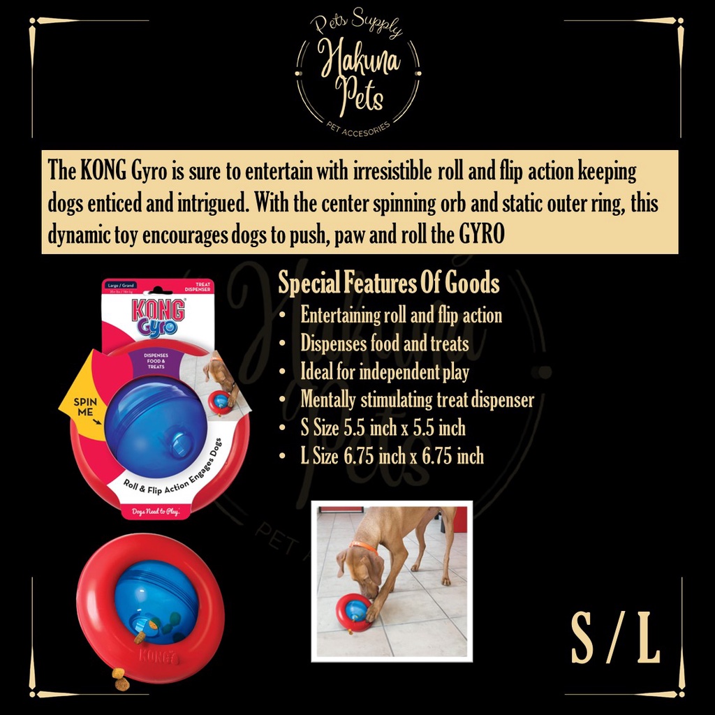 Kong Dog Toy (Kong Classic / Kong Wobbler / Kong Gyro / Goodie Bone