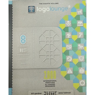 หนังสือ กราฟฟิกดีไซน์ โลโก้ ภาษาอังกฤษ LOGO LOUNGE 8