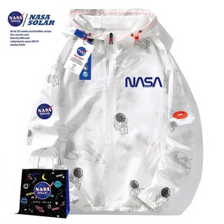 🎊 พร้อมส่ง 🎊  NASA ผ้าไหมน้ำแข็งเสื้อผ้าป้องกันแสงแดดกลางแจ้งที่คลุมด้วยผ้าป้องกันรังสียูวีเสื้อผ้าป้องกันแสงแดด