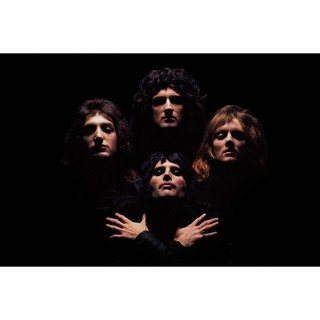 โปสเตอร์ วง ควีน Queen Freddie Mercury เฟรดดี เมอร์คูรี วงร็อก Rock Music Band Poster รูปภาพ ภาพถ่าย โปสเตอร์วงดนตรี