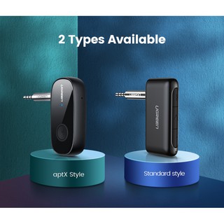 สินค้า UGREEN (70304,70303)  Bluetooth Receiver 5.0 aptX 3.5mm AUX Jack Audio Wireless Adapter for Car PC Headphones